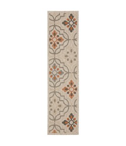 Oriental Weavers Latitude 709Y3 Grey/ Orange Area Rug 5 ft. 3 in. X 7 ft. 3 in. Rectangle