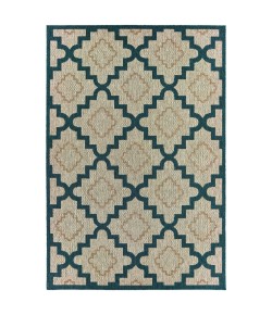 Oriental Weavers Latitude 804I3 Grey/ Blue Area Rug 9 ft. 10 in. X 12 ft. 10 in. Rectangle