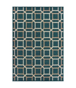 Oriental Weavers Latitude 806B3 Blue/ Grey Area Rug 3 ft. 3 in. X 5 ft. Rectangle