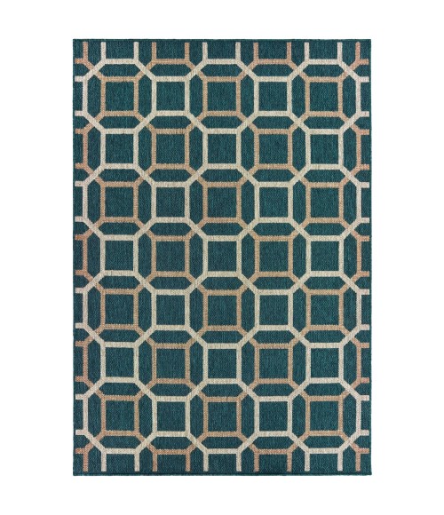 Oriental Weavers Area Rug Latitude 806B3 Blue 3' 3" X  5'