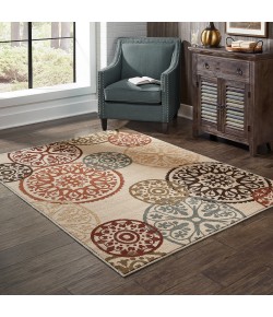 Oriental Weavers Laurel 2733H Beige/ Multi Area Rug 7 ft. 10 in. X 10 ft. Rectangle