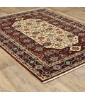 Oriental Weavers Area Rug Lilihan 1802W Red 5' 3" X  7' 6"