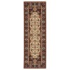 Oriental Weavers Lilihan 1802W Red/ Ivory Area Rug 2 ft. X 6 ft. Runner