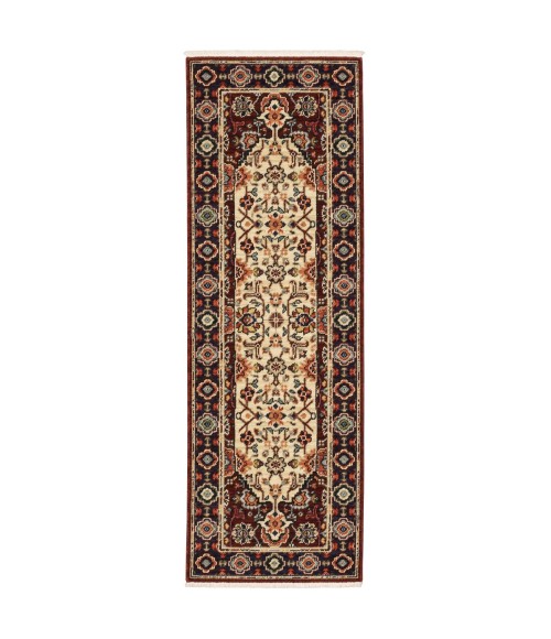 Oriental Weavers Area Rug Lilihan 1802W Red 5' 3" X  7' 6"