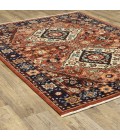 Oriental Weavers Area Rug Lilihan 2061V Red 5' 3" X  7' 6"