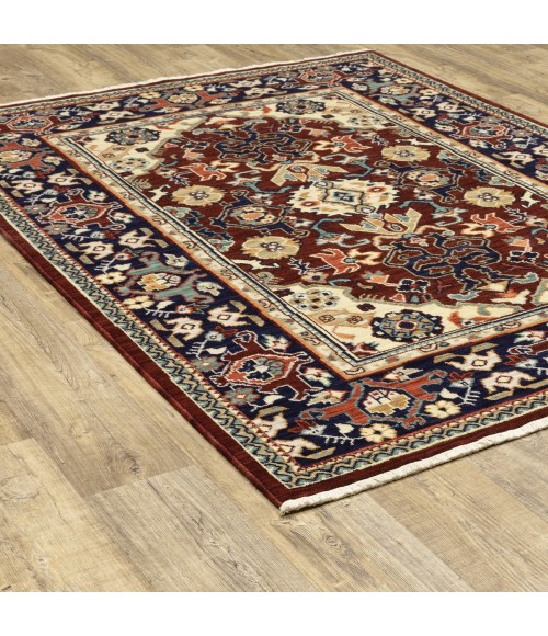Lilihan Area Rug Oriental Weavers Area Rug Lilihan 2062R Red 2' X 3'