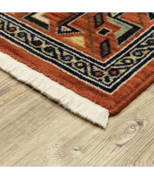Lilihan Area Rug Oriental Weavers Area Rug Lilihan 002C6 Red 2' X 3'