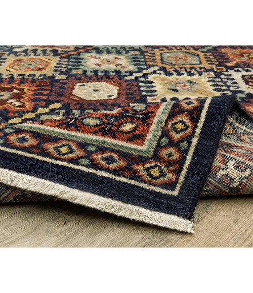Oriental Weavers Lilihan Rug Oriental Weavers LILIHAN 3b Navy/Multi Rug 2'X3'