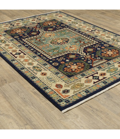 Oriental Weavers Area Rug Lilihan 041H6 Blue 2' X  3'