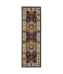 Oriental Weavers Lilihan 041H6 Blue/ Ivory Area Rug 2 ft. X 6 ft. Runner