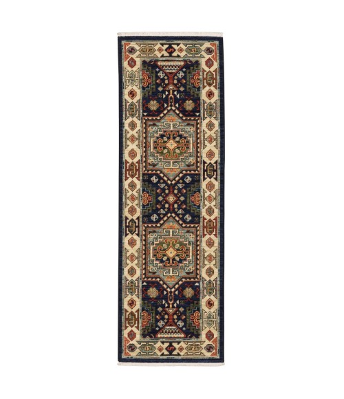 Oriental Weavers Area Rug Lilihan 041H6 Blue 2' X  3'