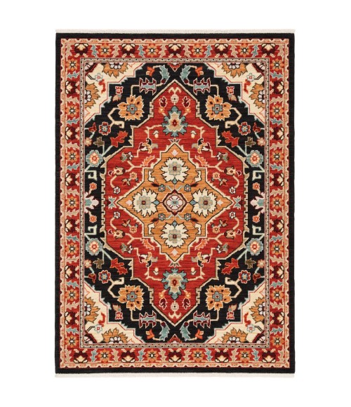 Oriental Weavers Area Rug Lilihan 4929A Black 9'10" X 12'10"