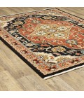 Oriental Weavers Area Rug Lilihan 4929A Black 9'10" X 12'10"
