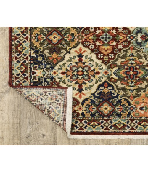 Oriental Weavers Lilihan Rug Oriental Weavers LILIHAN 50x Red/Multi Rug 6' 7X9' 6