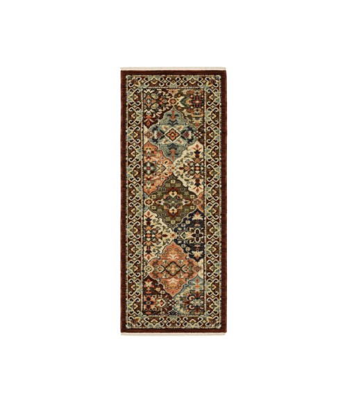 Oriental Weavers Lilihan Rug Oriental Weavers LILIHAN 50x Red/Multi Rug 6' 7X9' 6