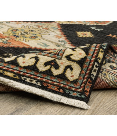 Oriental Weavers LILIHAN 51k Navy/Multi Rug 6' 7X9' 6