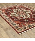 Lilihan Area Rug Oriental Weavers Area Rug Lilihan 5502C Red 2' X 6' Runner