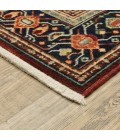 Lilihan Area Rug Oriental Weavers Area Rug Lilihan 5503M Red 3' 3" X 5'