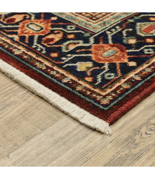 Lilihan Area Rug Oriental Weavers Area Rug Lilihan 5503M Red 3' 3" X 5'