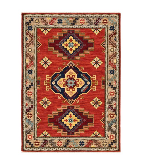 Oriental Weavers Area Rug Lilihan 5504P Red 6' 7" X  9' 6"