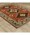 Oriental Weavers Area Rug Lilihan 5504P Red 6' 7" X  9' 6"