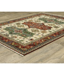 Oriental Weavers Lilihan 8022R Red/ Multi 6 Ft. 7 In. X 9 Ft. 6 In. Rectangle Rug