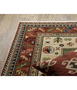 Oriental Weavers Lilihan 8022R Red/ Multi 6 Ft. 7 In. X 9 Ft. 6 In. Rectangle Rug