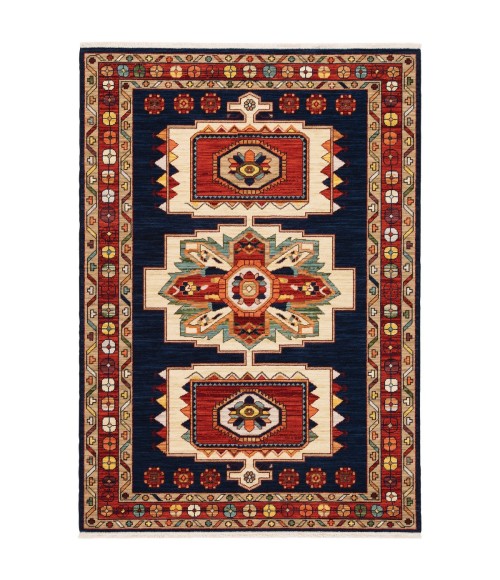 Oriental Weavers Area Rug Lilihan 090B6 Blue 5' 3" X  7' 6"