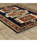 Oriental Weavers Area Rug Lilihan 090B6 Blue 5' 3" X  7' 6"