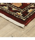 Lilihan Area Rug Oriental Weavers Area Rug Lilihan 091R6 Red 2' X 3'