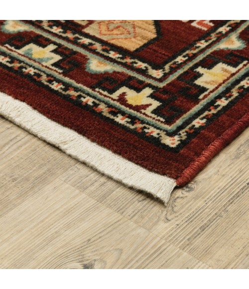 Lilihan Area Rug Oriental Weavers Area Rug Lilihan 091R6 Red 2' X 3'
