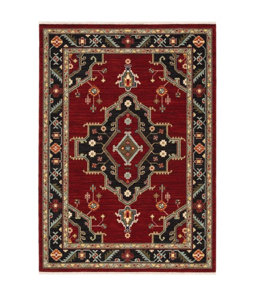 Oriental Weavers Area Rug Lilihan 092R6 Red 3' 3" X  5'