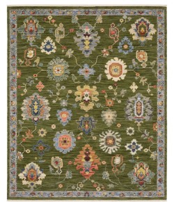 Oriental Weavers Lucca 2863E Green/ Multi 6 Ft. 7 In. X 9 Ft. 6 In. Rectangle Rug