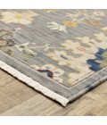Oriental Weavers Area Rug Lucca 5507E Grey 2' X  3'