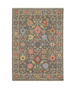 Oriental Weavers Lucca 093K1 Grey/ Multi Area Rug 2 ft. X 6 ft. Runner