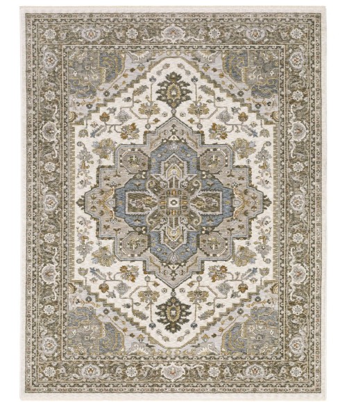 Oriental Weavers MAHARAJA 1144y Ivory/Gold Rug 2'X3'