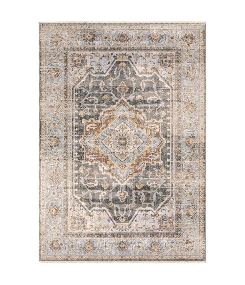 Oriental Weavers Area Rug Maharaja 1803X Charcoal 6' 7" X  9' 6"