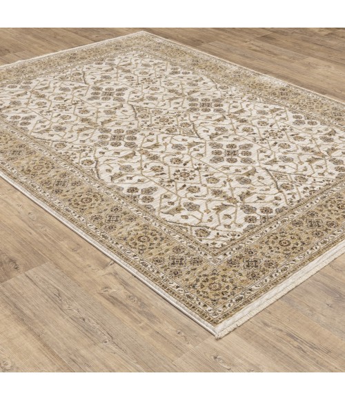 Oriental Weavers Area Rug Maharaja 001J1 Ivory 9'10" X 12'10"