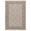 Oriental Weavers Maharaja 2061N Ivory/ Charcoal Area Rug 7 ft. 10 in. X 10 ft. 10 in. Rectangle