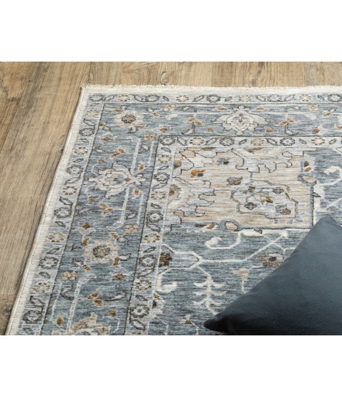 Oriental Weavers Maharaja Rug Oriental Weavers MAHARAJA 51f Blue/Ivory Rug 5'3X7'6