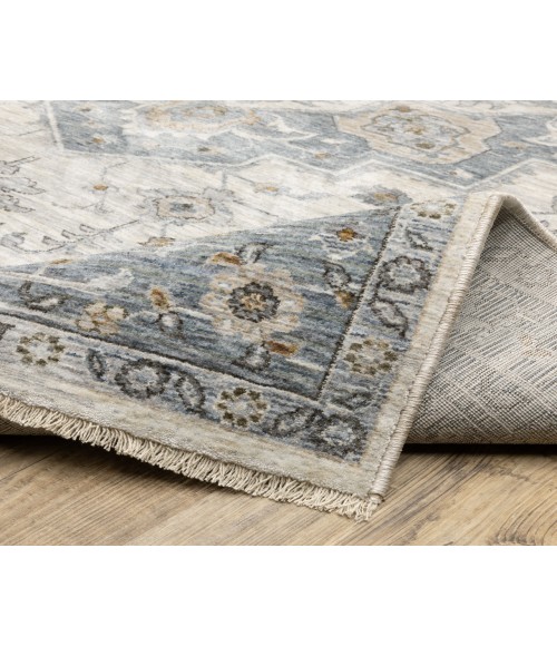 Oriental Weavers Maharaja Rug Oriental Weavers MAHARAJA 51f Blue/Ivory Rug 5'3X7'6