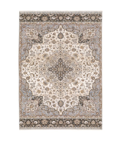Maharaja Area Rug Oriental Weavers Area Rug Maharaja 660J1 Ivory 2' X 3'
