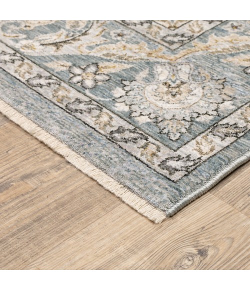 Oriental Weavers Area Rug Maharaja 070E1 Blue 6' 7" X  9' 6"
