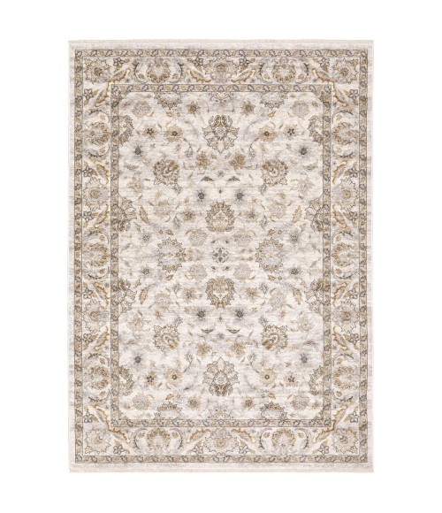 Maharaja Area Rug Oriental Weavers Area Rug Maharaja 070W1 Ivory 2' X 3'