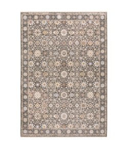 Oriental Weavers Maharaja 071N1 Charcoal/ Ivory Area Rug 3 ft. 3 in. X 5 ft. Rectangle