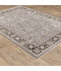 Maharaja Area Rug Oriental Weavers Area Rug Maharaja 091E1 Grey 3' 3" X 5'