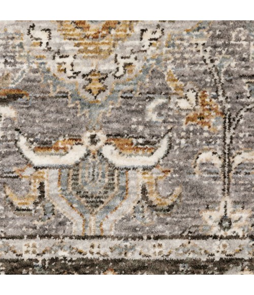 Maharaja Area Rug Oriental Weavers Area Rug Maharaja 091E1 Grey 3' 3" X 5'