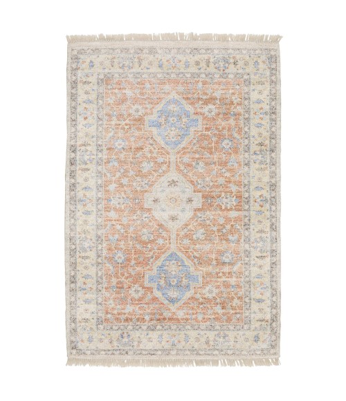 Oriental Weavers Area Rug Malabar 45305 Orange 5' X  8'