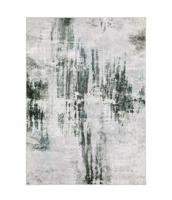 Oriental Weavers Malibu Mal03 Grey/ Multi Area Rug 5 ft. X 7 ft. Rectangle