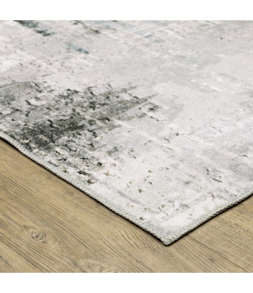 Oriental Weavers Area Rug Malibu MAL03 Grey 5' X  7'